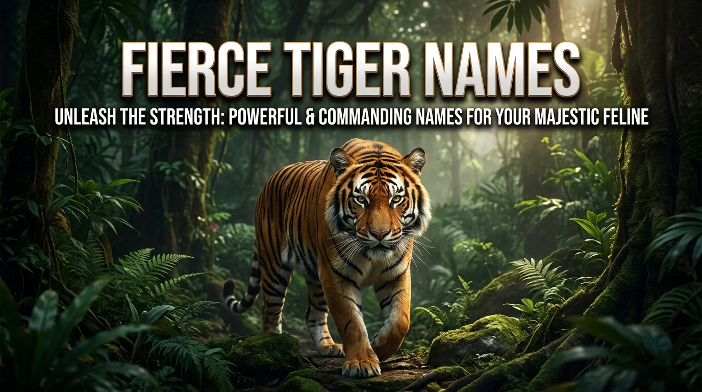 Fierce Tiger Names With a Name Generator
