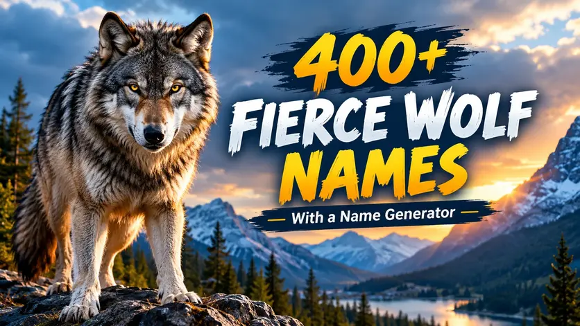 Fierce Wolf Names With a Name Generator